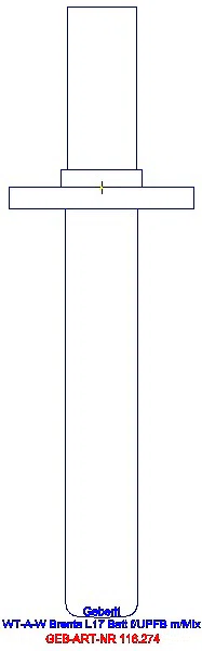GE Waschtischarmatur Brenta Wandmontage mit UP-Funktion Batt. L 17cm mit Mischer_116.274.21.1_G