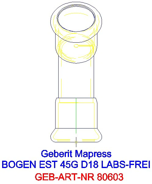 GE Mapress Edelstahl Bogen 45Gr d18 (LABS-frei)_80603_L