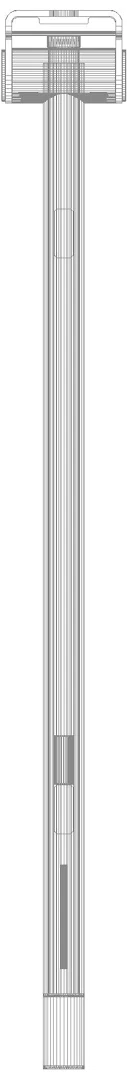 HEWI SK-Griff Duo (A), re, PRH, 850, WC-Spül(Funk), PVD nickel gebü.