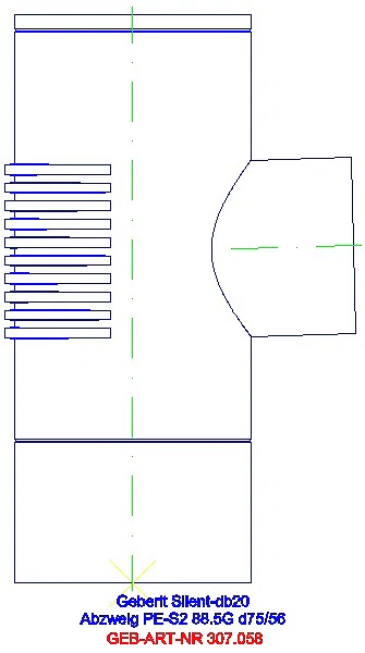 GE Silent-db20 Abzweig 88,5Gr d75/56_307.058.14.1_A