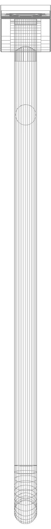HEWI mobiler Stützklappgriff,drehbar, L:750mm lichtgrau