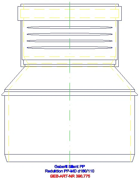 GE Silent-PP Reduktion exzentrisch d160/110_390.775.14.1_L