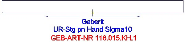 GE UR-Strg. mit pneumatischer Spülausl. BetPl. Sigma10 weiß/vergoldet/weiß_116.015.KK.1_G