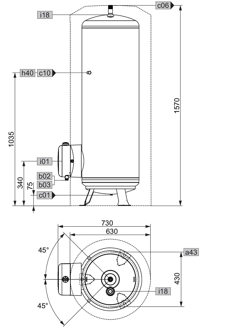 AEG Standspeicher