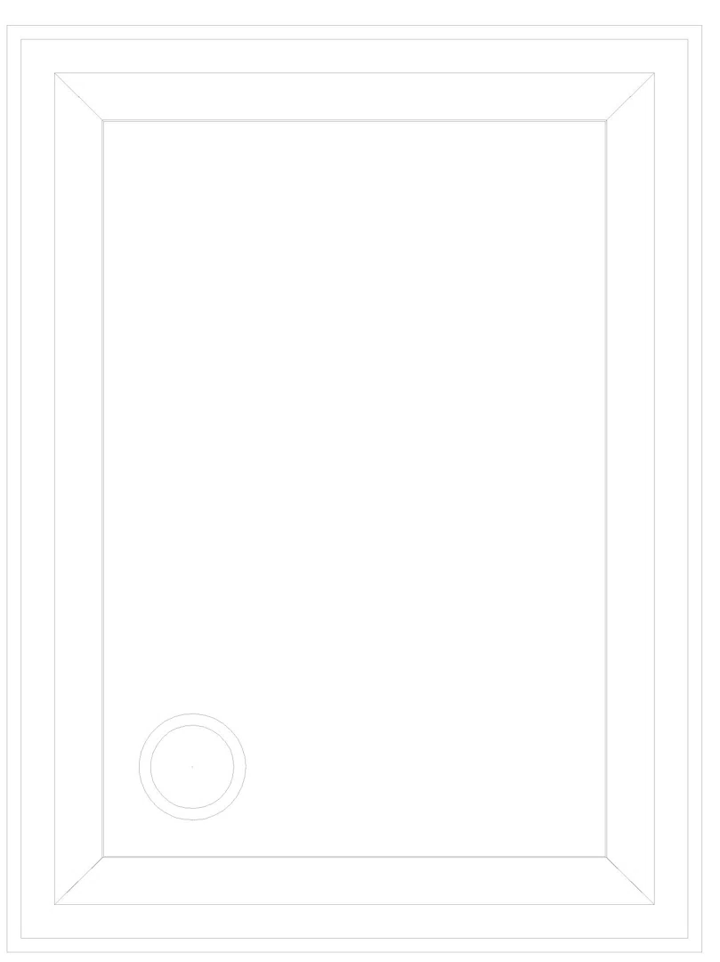 KALDEWEI DUSCHPLAN Duschfläche, 750x1000x32 mm, Modell-Nr: 416-1