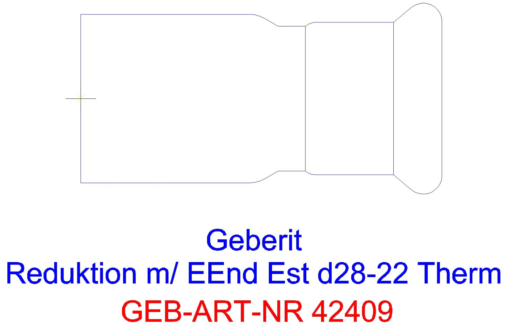 GE Mapress Therm Reduktion mit Einschubende d28-18_42409_l