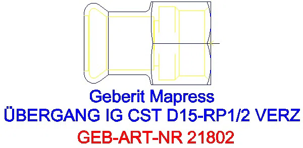 GE Mapress C-Stahl Übergang mit IG d15-Rp1/2 verzinkt_21802_A