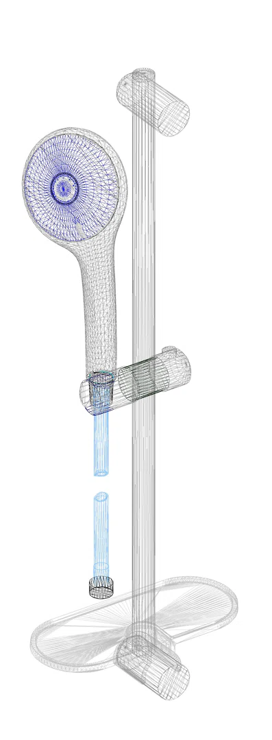 GROHE Brausegrt. Euphoria 110 Champagne 27232_1 600mm 17l/min Seifenschale chrom