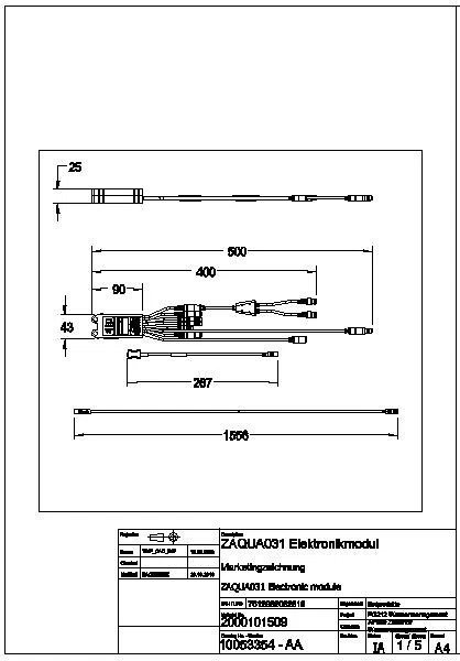 Elektronikmodul, A3000open, für Trinkwassererwärmer, 24 VDC, ZAQUA031