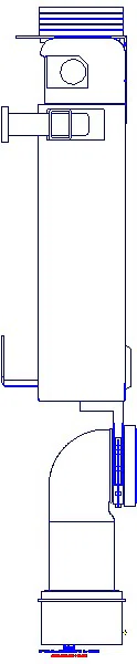 GE Kombifix Element für Wand-WC 82cm mit Omega UP-SPK 12cm Bet. vorne/oben_110.000.00.1_L