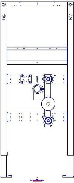 GE Duofix Element f WT, 112cm, Standarm. 1 WZ-Strecke, UP-KH u. Anschl. T-St._111077002_A