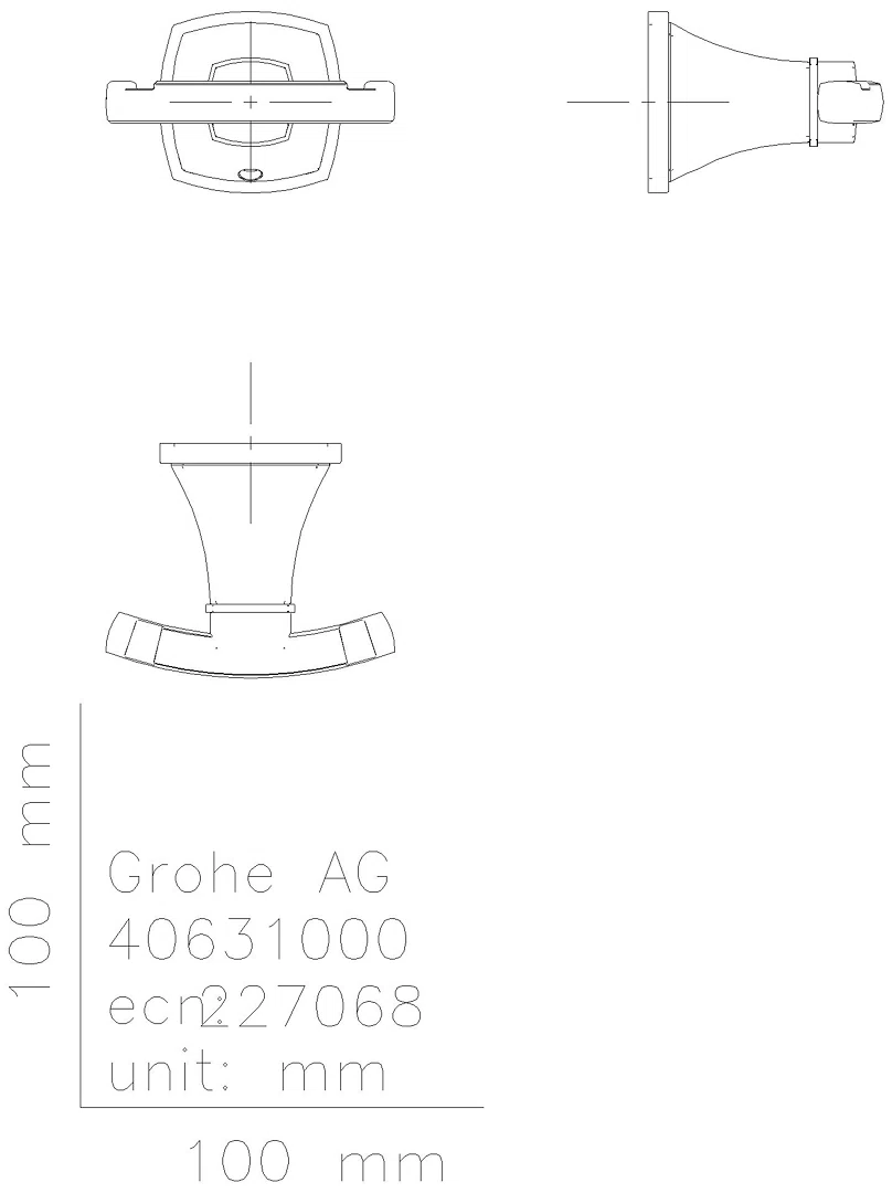 GROHE Bademantelhaken Grandera 40930 chrom/gold