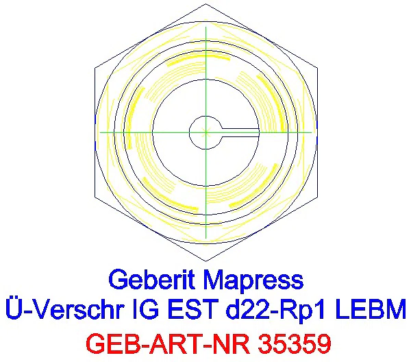 GE Mapress Edelstahl Übergangsverschr. mit IG ÜM aus ESt d22-Rp1_35359_L