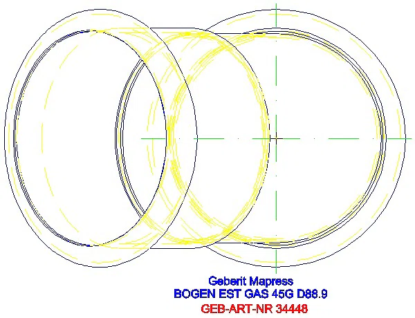 GE Mapress Edelstahl Bogen 45Gr d88,9 (Gas)_34448_G