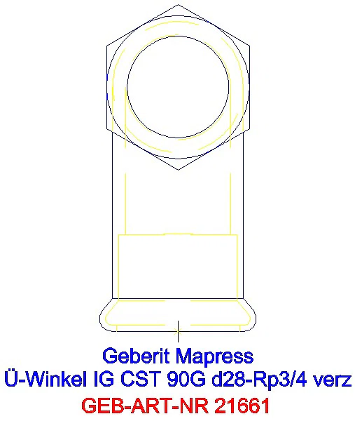 GE Mapress C-Stahl Übergangswinkel 90Gr mit IG d28-Rp3/4 verzinkt_21661_L