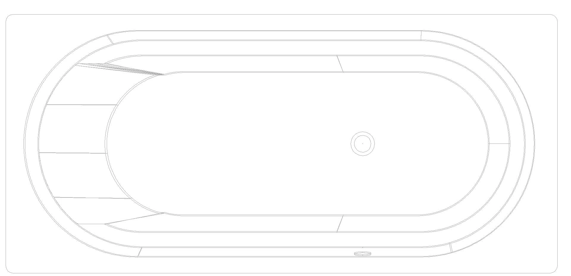 KALDEWEI VAIO Badewanne, 1700x800 mm, Modell-Nr: 960
