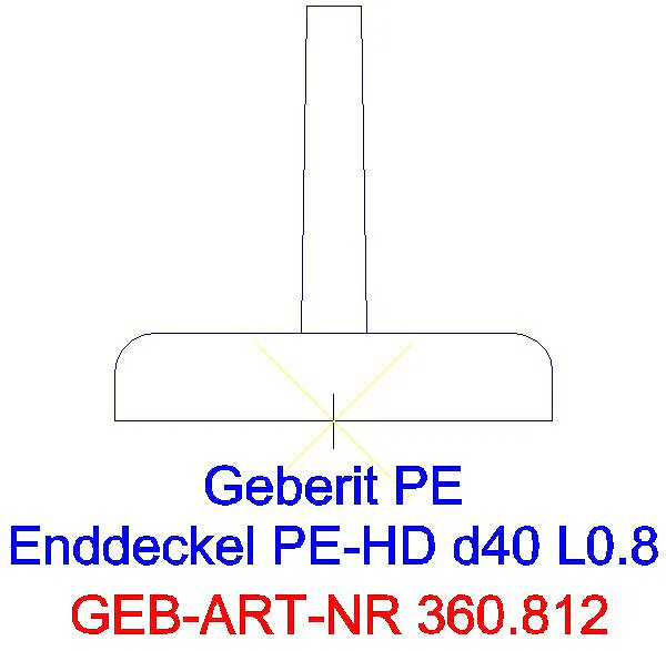GE PE Enddeckel d40_360.812.16.1_A