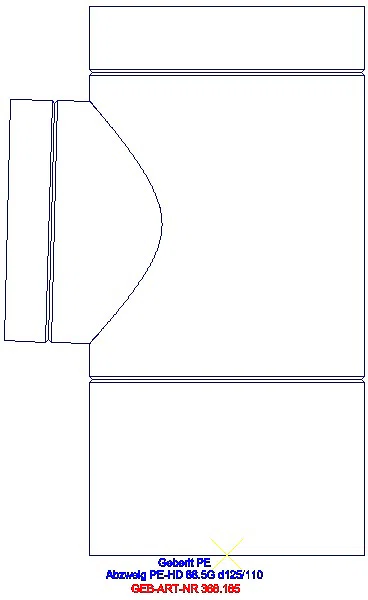 GE PE Abzweig 88,5Gr d125/110_368.185.16.1_A