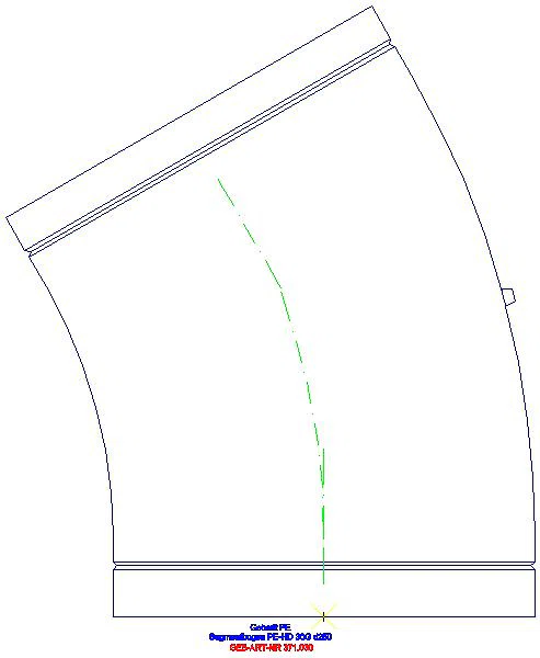 GE PE Segmentbogen 30Gr d250_371.030.16.1_A