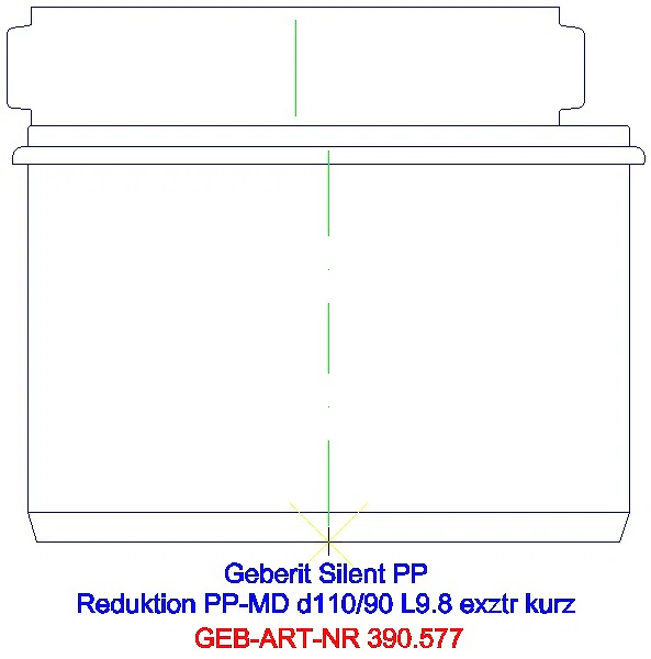 GE Silent-PP Reduktion exzentrisch kurz d110/90_390.577.14.1_L