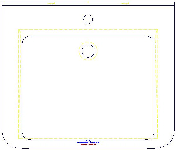 Renova Comfort Square WT barrierefrei 65x55cm, m. Hl., o. Ül., KeraTect_128667600_G