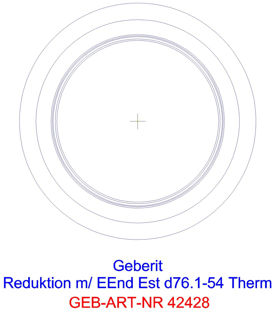 GE Mapress Therm Reduktion mit Einschubende d54-42_42428_a