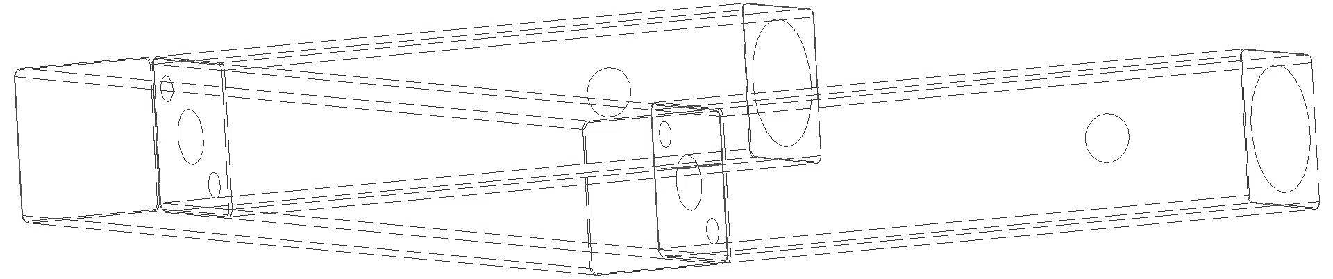 HEWI Haltegriff Sys 100, chrom, B:20mm, H:160mm, T:106mm