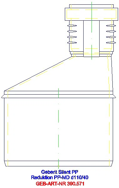 GE Silent-PP Reduktion exzentrisch d110/40_390.571.14.1_A