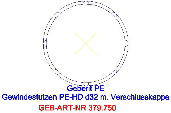 GE PE Gewindestutzen mit Schraubkappe d32 H4,5_379.750.16.1_G