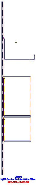 Magnettafel mit Stauboxen weiß_500.649.01.2_L