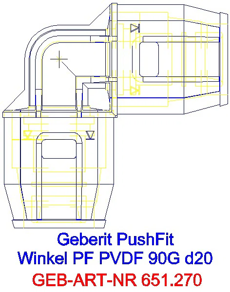GE PushFit Winkel 90Gr PVDF d20_651.270.00.1_L
