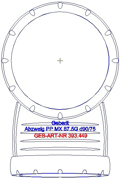 GE Silent-Pro Abzweig 87,5Gr d90/75_393.449.14.1_G