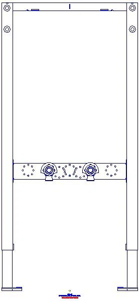 GE Duofix Element f. Dusche und BW 98-112 cm, Wandarmatur AP_111740002_A