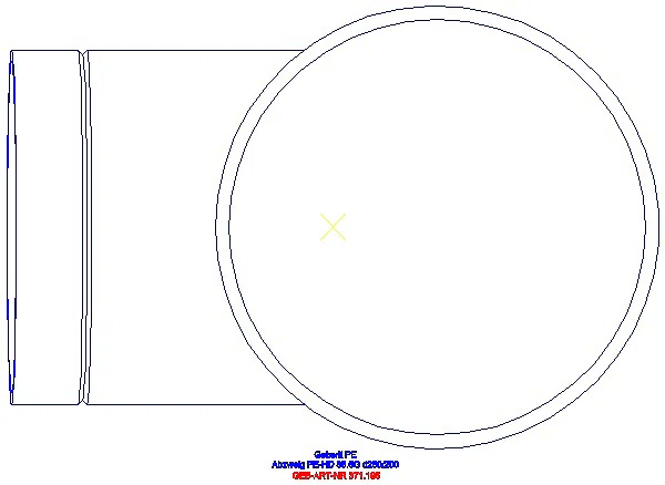GE PE Abzweig 88,5Gr d250/200_371.196.16.1_G