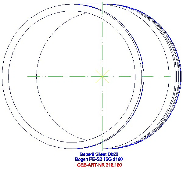 GE Silent-db20 Bogen 15Gr d160_315.150.14.1_G