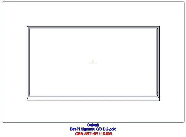 GE BetPl. Sigma30, für 2-Mengen-Sp. vergoldet_115.893.45.1_A