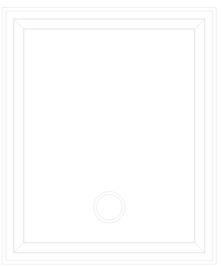 KALDEWEI CAYONOPLAN Duschfläche, 750x900x32 mm, Modell-Nr: 2253-1