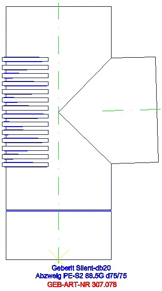 GE Silent-db20 Abzweig 88,5Gr d75/75_307.078.14.1_A