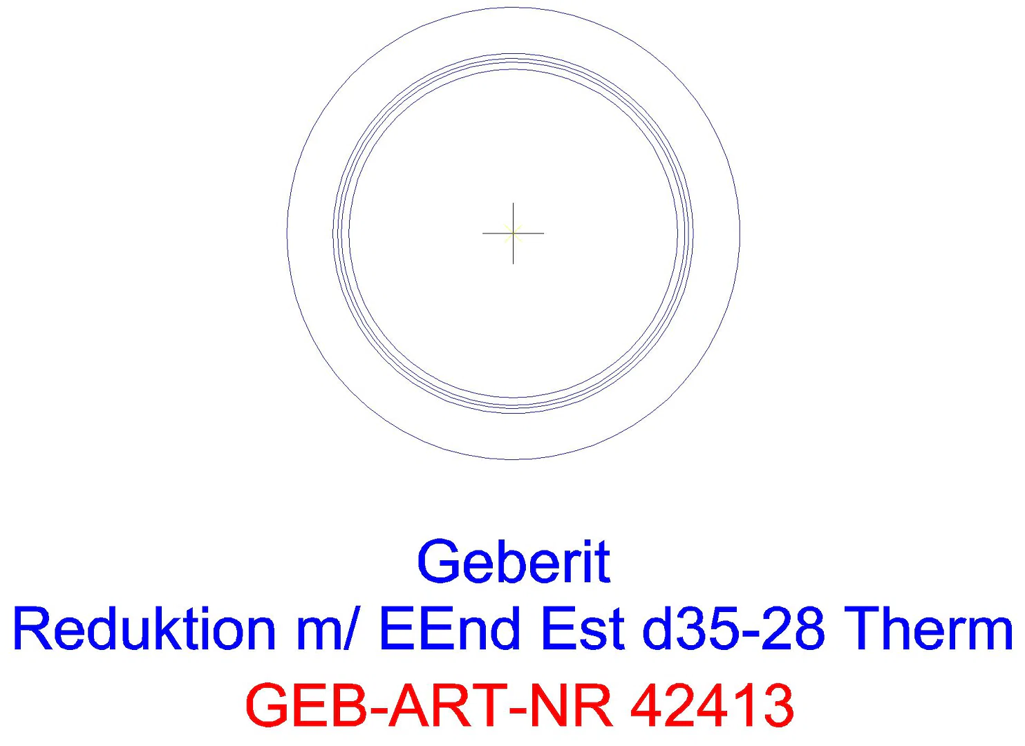 GE Mapress Therm Reduktion mit Einschubende d35-22_42413_a