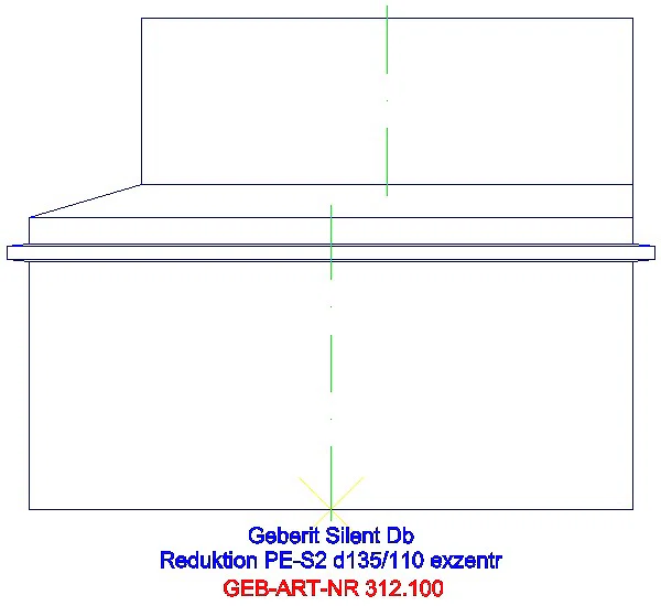 GE Silent-db20 Reduktion exzentrisch d135/110_312.100.14.1_A