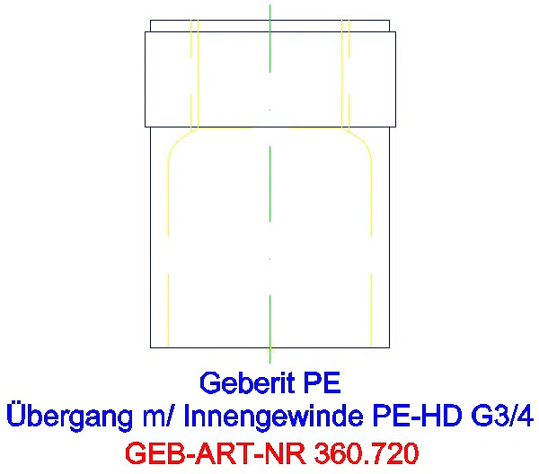 GE PE Übergang mit Innengewinde d40 Rp3/4_360.720.16.1_L