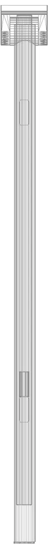 HEWI SK-Griff Duo (B), li, 850, WC-Spül (Funk),plvb weiß tiefmatt