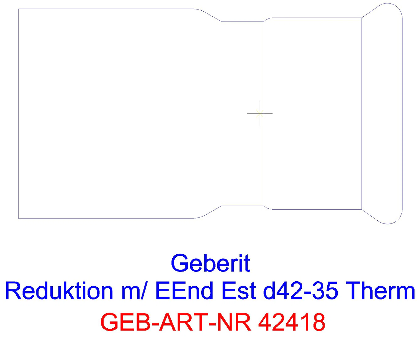 GE Mapress Therm Reduktion mit Einschubende d35-28_42418_l