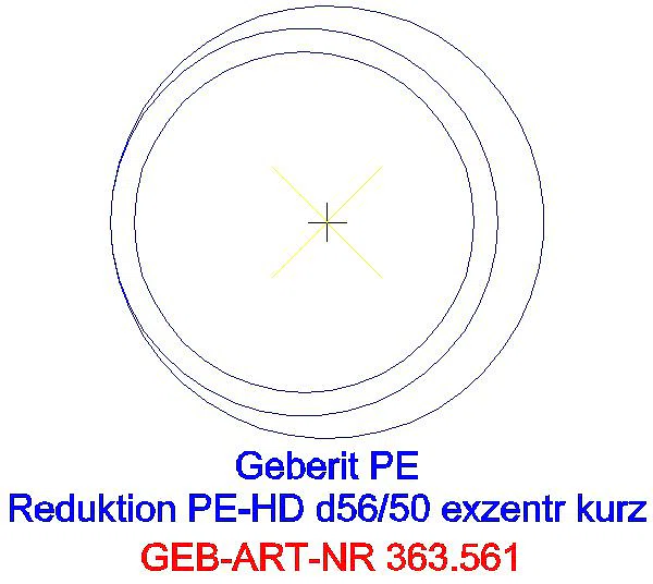 GE PE Reduktion exzentrisch kurz d56/50_363.561.16.1_G