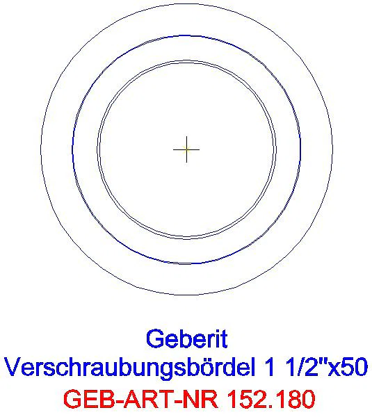GE Anschlussstutzen mit Überwurfmutter 1 1/2''x50_152.180.16.1_G