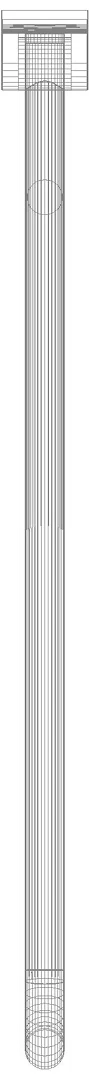 HEWI mobiler Stützklappgriff, L:900mm felsgrau