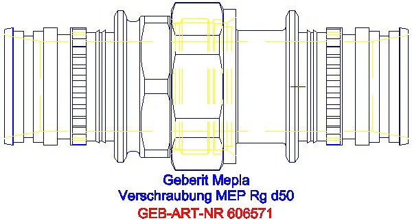 GE Mepla Verschraubung Rg d50_606.571.00.5_A