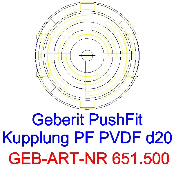 GE PushFitKupplung PVDF d20_651.500.00.1_L