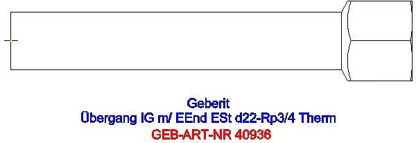 GE Mapress Therm Übergang mit IG und Einschubende d22-Rp3/4_40936_G