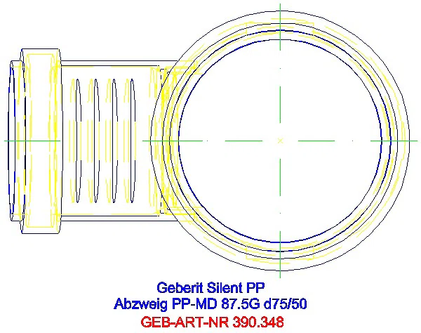 GE Silent-PP Abzweig 87,5Gr d75/50_390.348.14.1_G